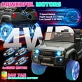 thumbnail image 3 of CazToi 24V 2-Seater 4WD/2WD Switchable Motors Licensed Toyota Ride On Car for Kids, 3 of 7