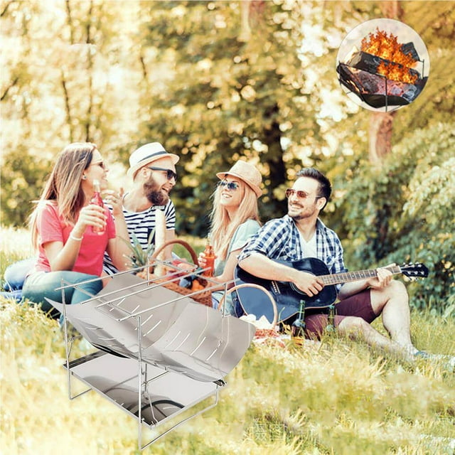 fastboy Folding Charcoal Barbecue Grill Portable Picnic Cooker Barbecue Stove Rack