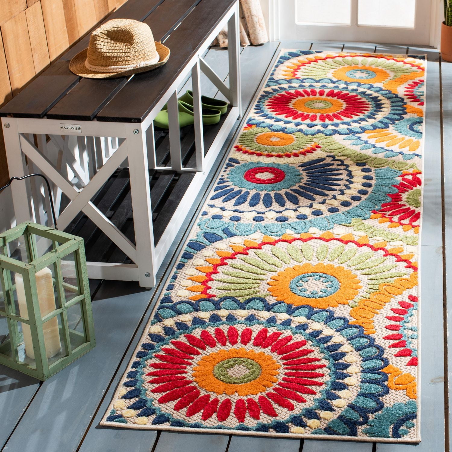Safavieh Cabana Marina Suzani Outdoor Area Rug