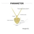 thumbnail image 6 of Inpasne Gold Angel Wings Necklace for Women Heart Angel Wing Pendant Cubic Zircon Jewelry Gifts for Her, 6 of 6
