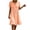 Orange, variant on Horkkom T Shirt Dress Women Summer Solid Color Short Sleeve Dress Vacation Loose Mini Dresses, S-3XL