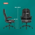thumbnail image 7 of BestOffice Ergonomic Office Chair, Lumbar Support, Rolling Swivel for Men, Women(Black), 7 of 7