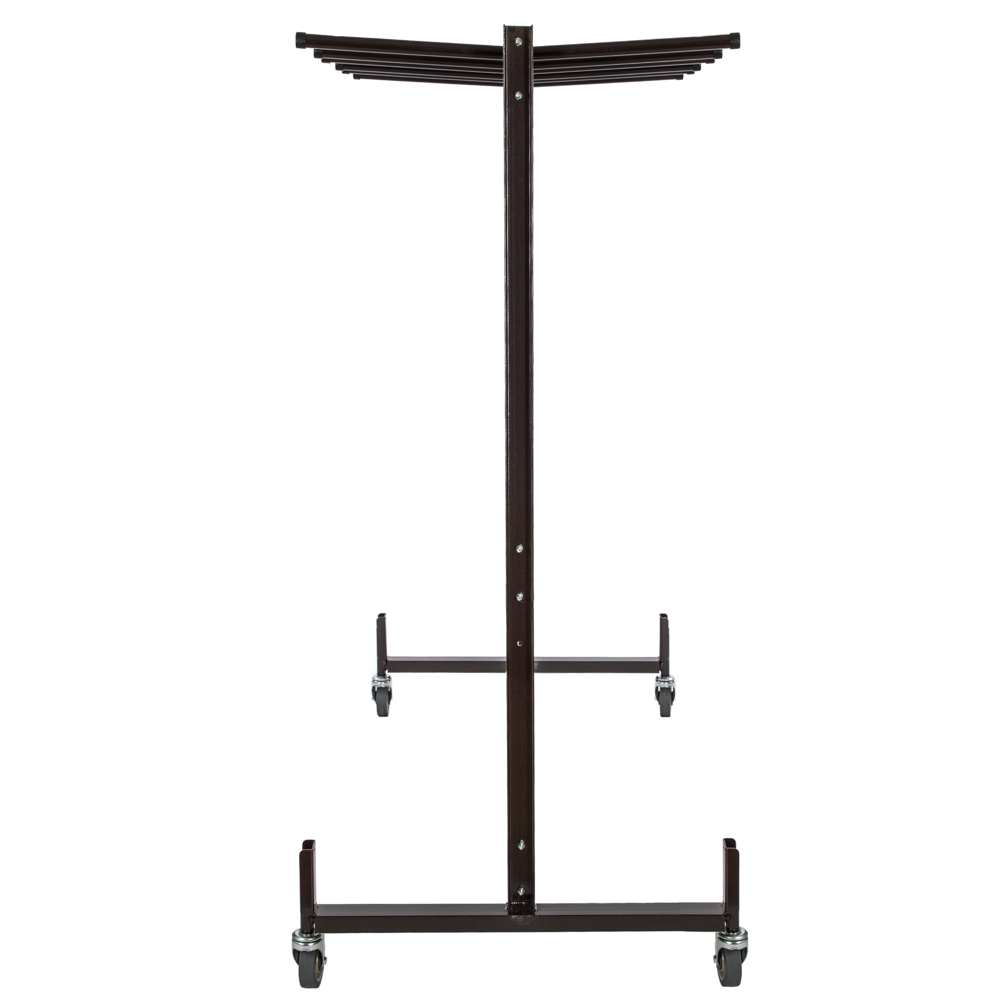 Hampden Furnishings Preston Table & Chair Storage Cart, Brown Steel