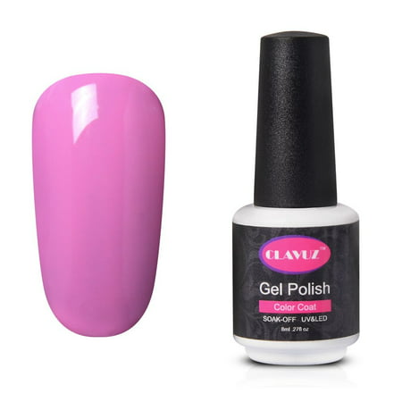 CLAVUZ 8ml Gel Nail Polish Soak Off UV LED Starter Manicure Pedicure Salon Nail (Best Nail Polish For Pedicures)