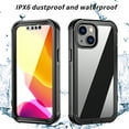 thumbnail image 3 of CJC Designed for iPhone 13 Case, Built-in Screen Protector, Shockproof Dustproof Full Body Cover Rugged Case for iPhone 13 6.1’’, Black/Clear, 3 of 6