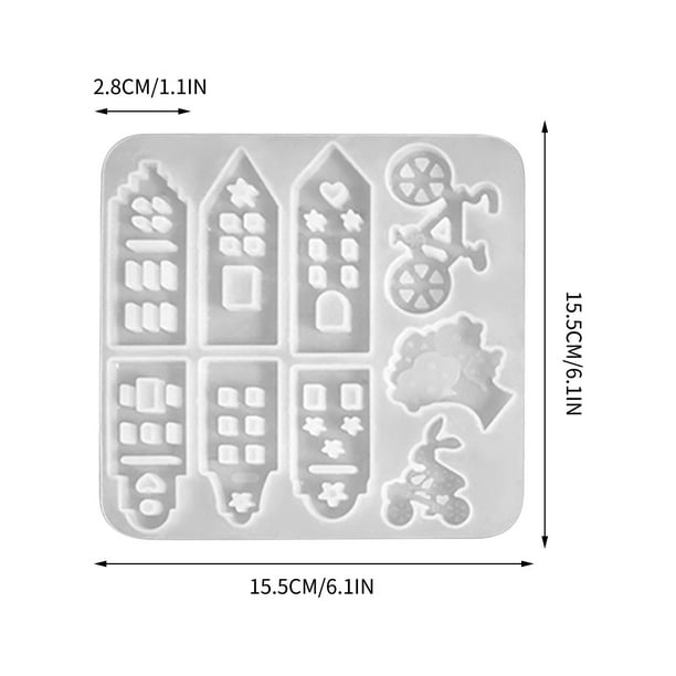 Molde de Silicona de Toda la Familia de Pascua,Kit de Fabricación de Jabón de Vela de Aromaterapia,Molde Decorativo Suave Reutilizable para Artesanías Hechas a Mano,Regalo de Vacaciones de Mesa de Hab