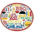 thumbnail image 2 of BBQ Picnic Oval Dinner Plates, 2 of 2