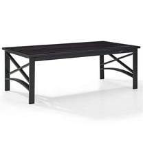 Afuera Living Coastal Metal Patio Coffee Table in Oil Rubbed Bronze