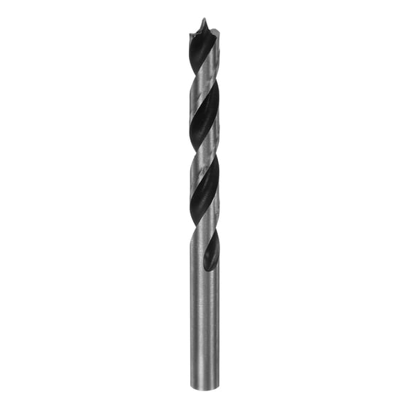 Uxcell Brad Point Drill Bits Dia 9mm/0.4" Carbon Steel Round Shank Drill Woodworking 115mm