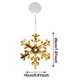 thumbnail image 3 of Snowflake LED Window Lights with Suction Cup Battery Operated Acrylic Indoor Christmas Decor Lights for Window Wall Door, 3 of 5