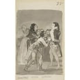 thumbnail image 3 of Francisco de Goya 11x14 Black Modern Framed Museum Art Print Titled - ‘Humility Versus Pride’ a Young Man Imploring an Older Man with Other Figures in Front of Them (1796-1798), 3 of 5