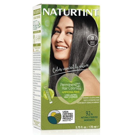 Naturtint Permanent Hair Color 1N Ebony black