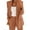 C-Brown, variant on 2025 Women Fashion Solid Cropped Cardigan Fold Short Sleeve Loose Plus Size Womens Sweaters Cardigan Beach Holiday Short Womens Light Sweaters Tops