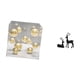 thumbnail image 1 of Caja cuadrada de acrílico,Adorno de bola cuadrada con cubierta acrílica para decoración del hogar,Estatua de reno,Estatua de reno negro,decoración para el hogar,artesanía,Figura de ciervo, 1 of 8