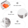 thumbnail image 2 of 1 Pc Desktop Storage Box Pp Stationary Organizer Desktop Organizer for Office, 2 of 9