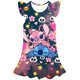 thumbnail image 2 of Niñas Disney Stitch dibujos animados con mangas vestido fiesta de Halloween niñas Stitch princesa vestido Disney Stitch ropa 1-10 Years7T Gao Jinjia LED, 2 of 2