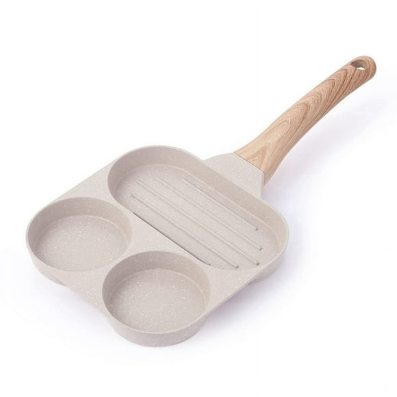 Egg Pan , Egg Frying Pan Skillet, 3-In-1 Breakfast Pan, Egg Pan, Healthy Egg Cooker Pan