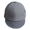 thumbnail image 1 of ITFABS Newborn Baby Sun Caps Striped Cap Photography Props Baseball Hats, 1 of 3