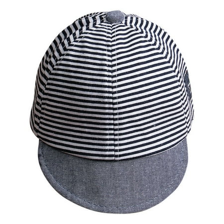 

Cute Baby Striped Baseball Cap Summer Cotton Beret Hat Toddler Kids Hats Infant Boys Girls Sun Hat