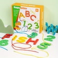 thumbnail image 3 of QJUHUNG Learning Alphabet Recognition Toy  Wooden Puzzle Toy  Educational Gift For Birthday  Christmas  Thanksgiving, 3 of 5