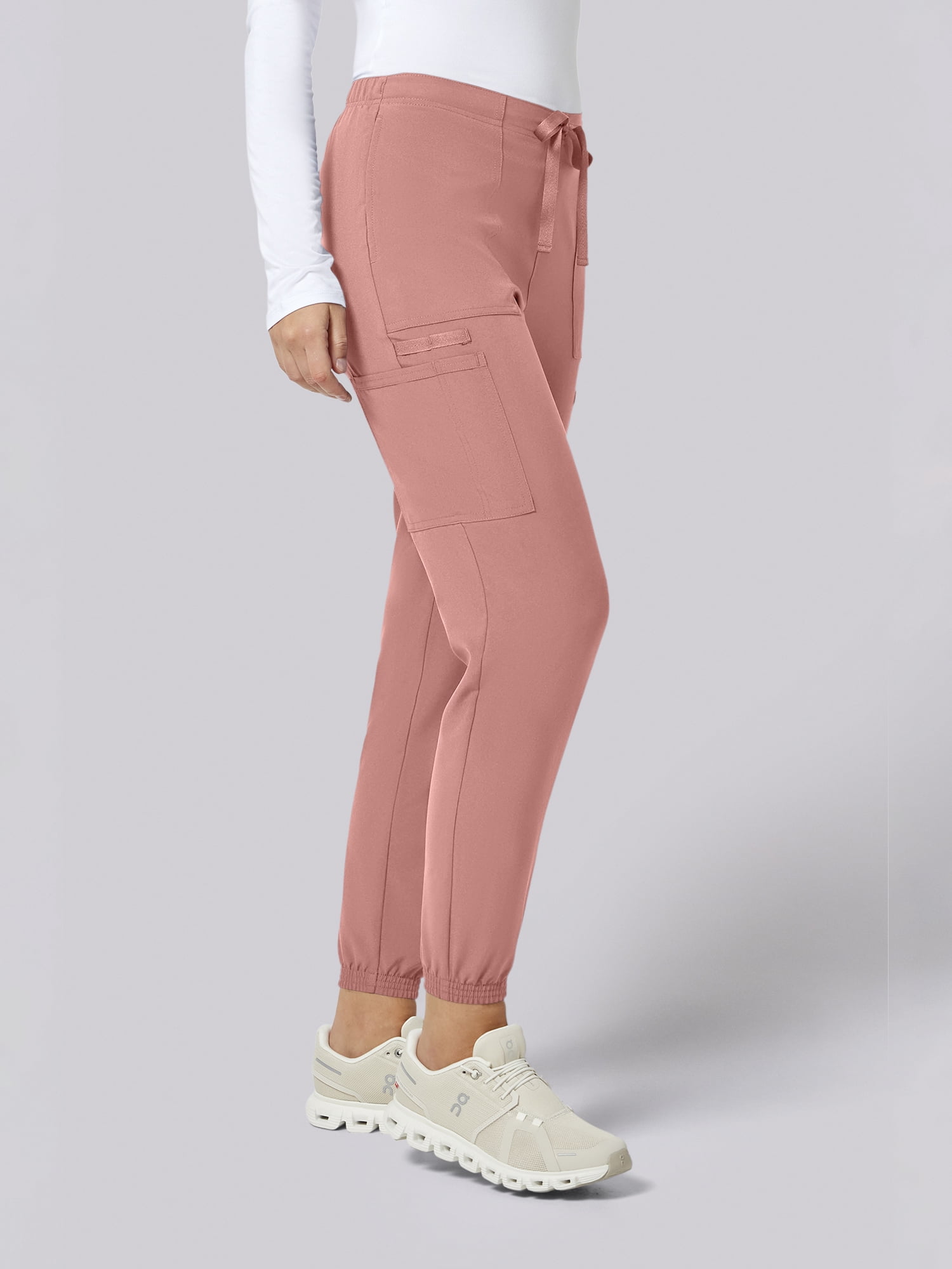 Scrubstar Core Essentials Women’s Drawstring Cargo Jogger Scrub Pant, Sizes XS–3XL