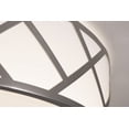 thumbnail image 2 of AFX  Haven 17'' Flush Mount Satin Nickel, 2 of 3