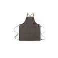 thumbnail image 4 of Canvas Delantales para hombre MULTICOLOR MENS Delantal con bolsillos delanteros Suministros para el hogar ajustables Protección contra la protección para el restaurante Gris Gris Yuarrent HA012088-06, 4 of 6