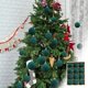 thumbnail image 1 of Xihbxyly Bolas Navideñas de Terciopelo, Adornos Flocados para Árbol, Adornos Colgantes, Elegante Toque Invernal, Decoración Navideña para El Hogar, Versátiles para Árboles y Más, Juego de 12 Piezas,, 1 of 7