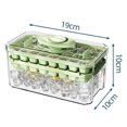 thumbnail image 6 of sunsanly Ice Cube Mold Tray with Lid Bin Ice Scoop 32 Cavity Ice Cube Maker for Freezer Easy Release DIY Ice Cube Tray for Whiskey Cocktail Coffee, 6 of 8