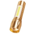 thumbnail image 3 of Dvkptbk Flashlight Pack Aluminium Alloy LED Flashlight, Super Bright Flashlight, Zoomable, Rechargeable Flashlight , Powerful Handheld Flashlight Camping Essentials, 3 of 9