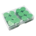 thumbnail image 2 of Tapones para los oídos de color verde, pequeños y ligeros, de 0,8 cm de diámetro, con arcilla especial para reducir el ruido, portátiles, ideales para dormir o para conciertos, paquete de 12, 2 of 8