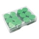thumbnail image 2 of Tapones para los oídos para dormir, 12 tapones para los oídos de arcilla especial suave, pequeños, ligeros, portátiles, individuales, 0,8 cm de diámetro, reducción de ruido, color verde, 2 of 12