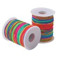 thumbnail image 3 of MANNYA 100m Rainbow Colourful Elastic Cord 1mm Thread Stretch String Craft for Beading Braiding DIY Jewelry Handmade, 3 of 7