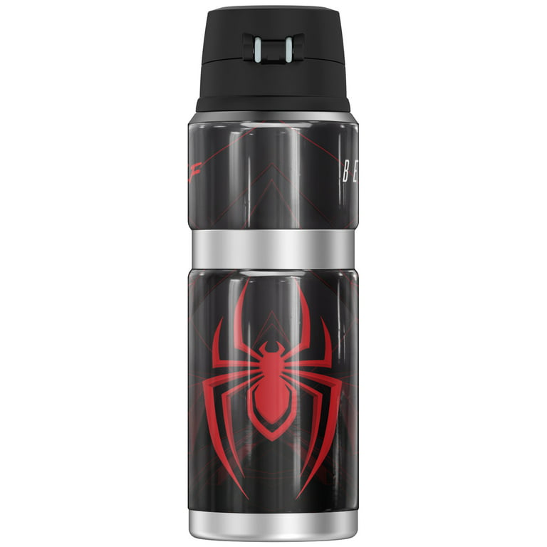  MARVEL - Spider-Man Miles Morales Geometric Logo THERMOS  STAINLESS KING Stainless Steel Drink Bottle, Vacuum insulated & Double  Wall, 24oz: Home & Kitchen