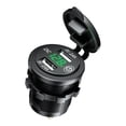 thumbnail image 4 of Adaptador de enchufe de encendedor USB dual Baoblaze Verde, 4 of 7