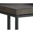 thumbnail image 5 of Sunpan Arden 23.5" Modern Wood C-shaped End Table in Black/Charcoal Gray, 5 of 8