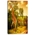 thumbnail image 2 of South African Giraffes - African Canvas Art Print, 2 of 3
