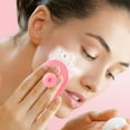 thumbnail image 4 of Artrylin Face Scrubber,Soft Silicone Facial Cleansing Brush Pad Exfoliator Scrub Scrubby for Massage Pore Blackhead Removing Exfoliating-Unique Cool Fun best gift for Girl Women（3 Pack Random Color）, 4 of 11