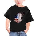 thumbnail image 1 of TopLLC Manches Courtes Col Rond Blouses & Chemises Chemises pour Enfants T-Shirt Graphique Manches Courtes Col Rond Crop Top pour 3-14 Ans Filles et Garçons T-Shirt Tee Blouse Fille, 1 of 4