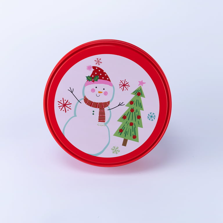 Christmas Snowman Tin With Window Lid by Place & Time