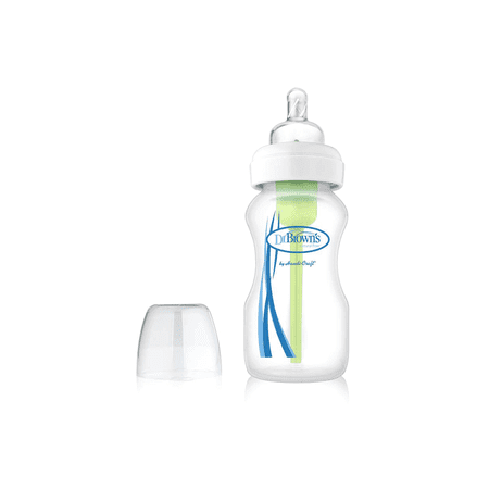 Dr. Brown's Options Slow Flow Bottle Set for Breastfed Baby, 4 Ounce,