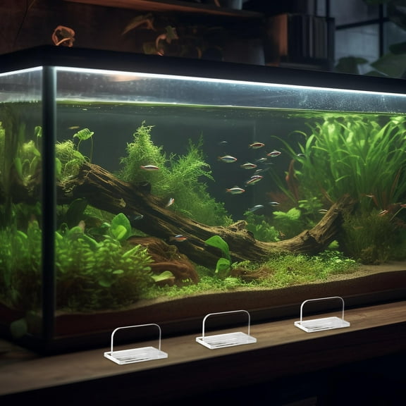 FRCOLOR Aquarium Lid Handles for Curtain Acrylic Transparent Resistance 4pcs