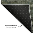 thumbnail image 5 of Addison Rugs Mayfield Premium Machine Washable Transitional Gradient Aloe Rectangle Rug, 9' X 12' Machine Washable Transitional Gradient Aloe Oversized Sherpa Throw Blanket, 5 of 6