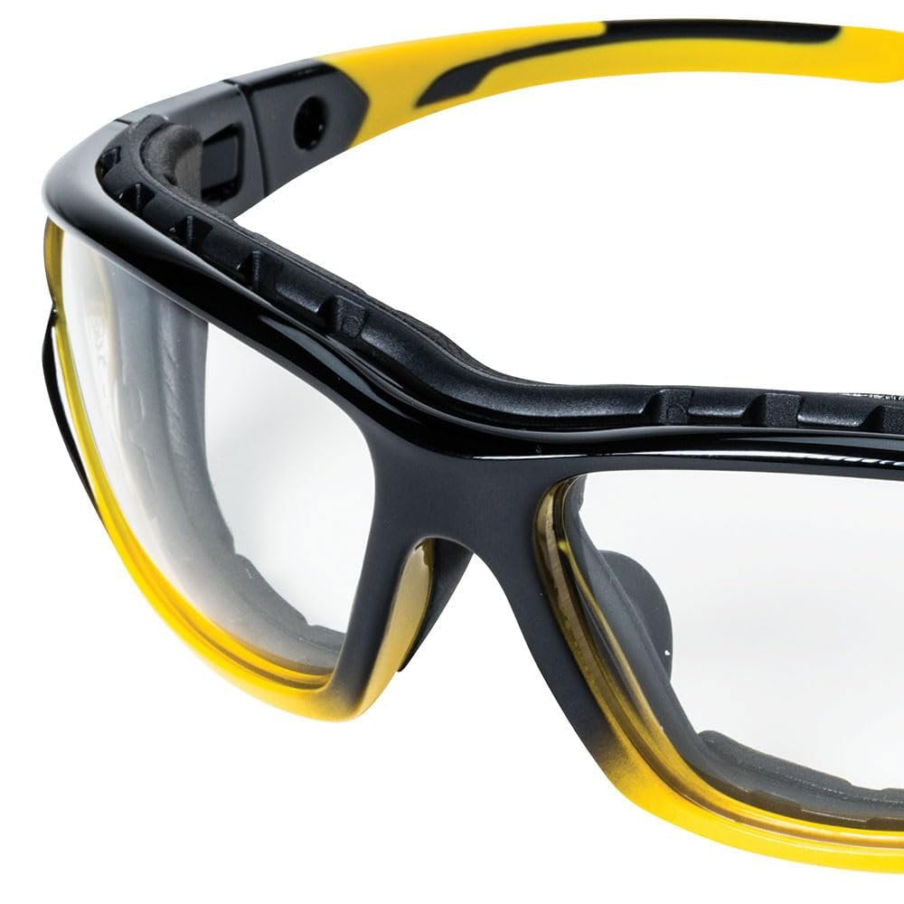 Sellstrom S70002 XPS530 Safety Glasses-Indoor/Outdoor Hard Coat Yellow and Black Standard
