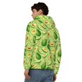 thumbnail image 4 of Naloa Green Avocado Men’s Hoodies, Zip up Hoodie, Sweatshirts,Hoodies for Men Sizes S-3XL-Large, 4 of 5