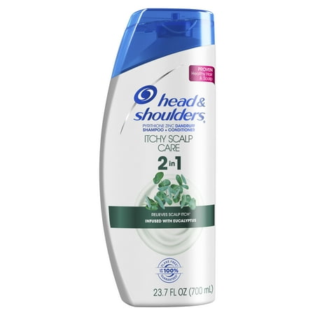 Head and Shoulders Itchy Scalp Care Anti-Dandruff 2 in 1 Shampoo and Conditioner, 23.7 fl