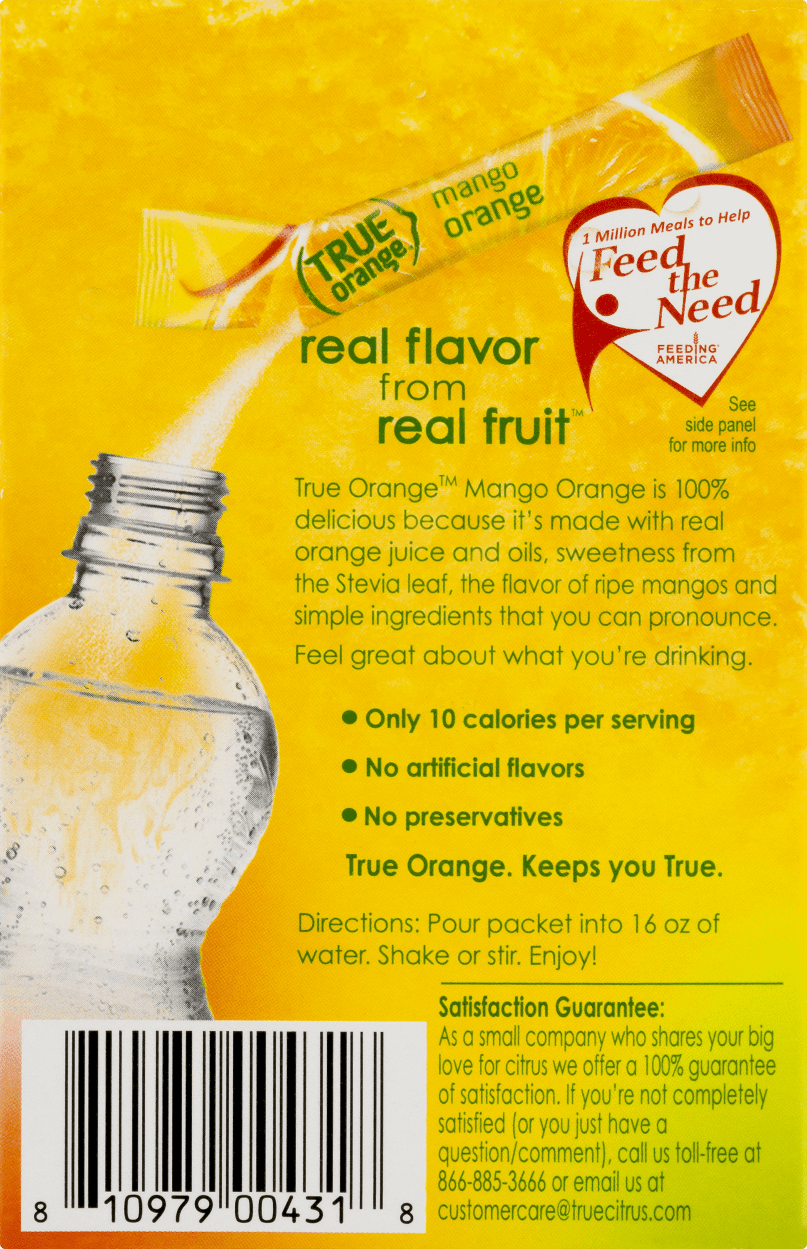 【あ】TRUE計30ml True Citrus, True Orange Drink Mix, 1.06 Oz, Orange Mango, 10