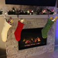 thumbnail image 4 of Christmas Stocking Christmas Gift Bag Large Christmas Stocking Christmas Decoration Christmas Stocking Hanging Christmas Gift Bag for Wood, Fireplace, 4 of 5