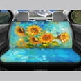 thumbnail image 6 of Uourmeti Sunflower Seat Protection Cover Easy to Install Car Seat Cover Sets Air Breath Anti-Slip Car Seat Covers Full Set Fit for most Cars Truck, 6 of 10