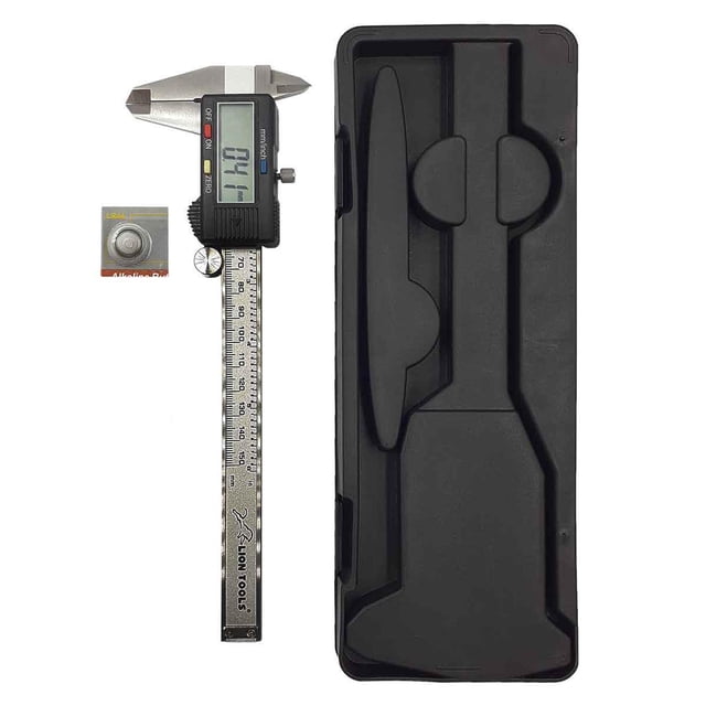 Calibrador Vernier Digital Lion Tools 6 Pulgadas Acero Inoxidable 2873